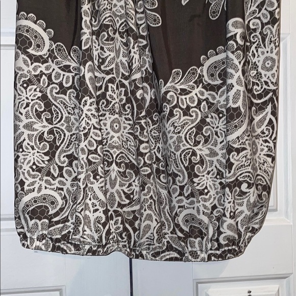 INC International Concepts Embellished Black and White Tank Top - Picture 6 of 8